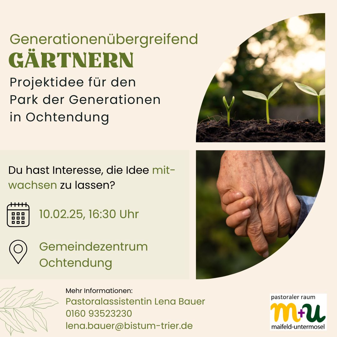 Flyer Projekt Garten